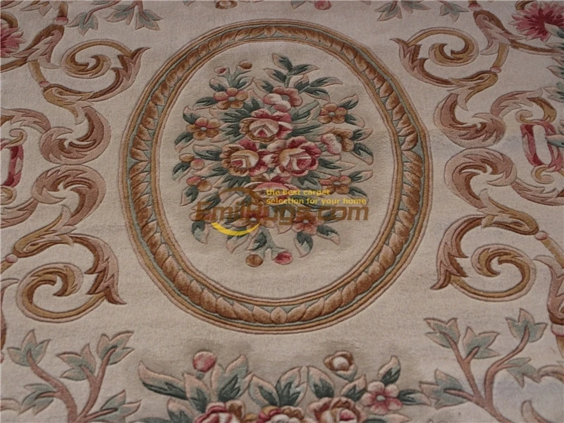Aubusson Коврик для стола, декоративный коричневый модный круглый ковер, домашний декоративный коврик, китайские шерстяные ковры, шерстяные вязаные ковры