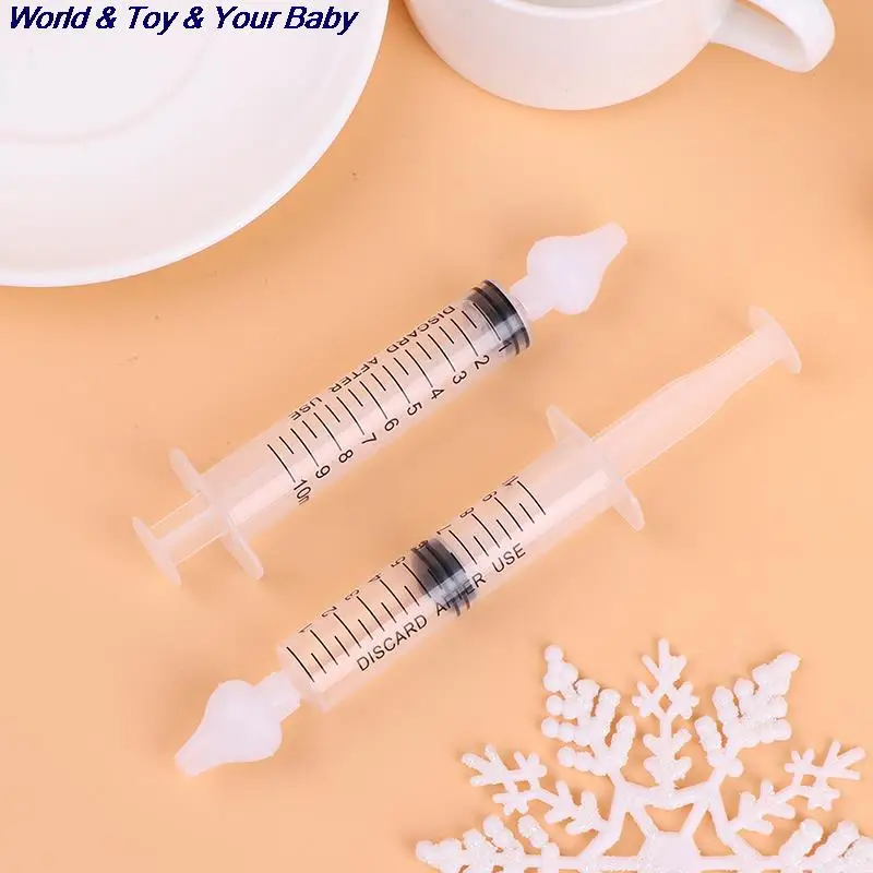 2pc 10ml Professional Syringe Nasal Irrigator With Syringes For Baby Infant Safe Nasal Cleaner For Newborns Infants Nose Cleaner