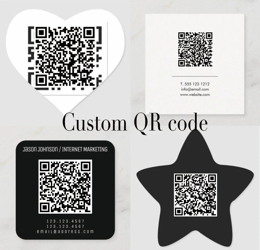 맞춤형 인쇄 접착 방수 보안 라벨 스티커, QR 코드, 결제 코드, WeChat Pay 로고|파티 DIY 장식품 ...