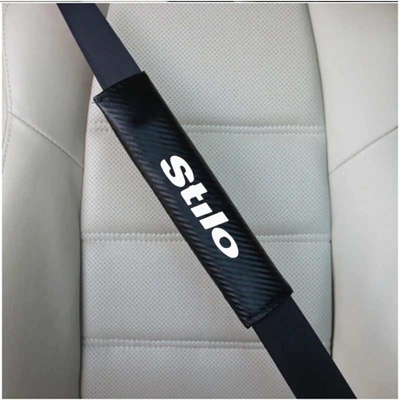 

PU Fashion Car Seat Belt Cover Car Seat belt shoulder Pads for Fiat Stilo