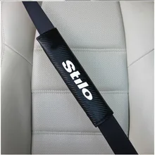 ПУ мода Накладка для ремня безопасности автомобиля автомобильный ремень безопасности подплечники для Fiat Stilo