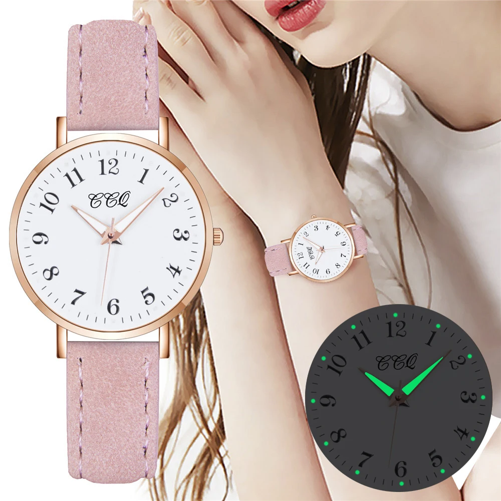Wrist Watches Numbers Arabic Women Montre Female Reloj Casual Luxury Mujer Femme Luminous