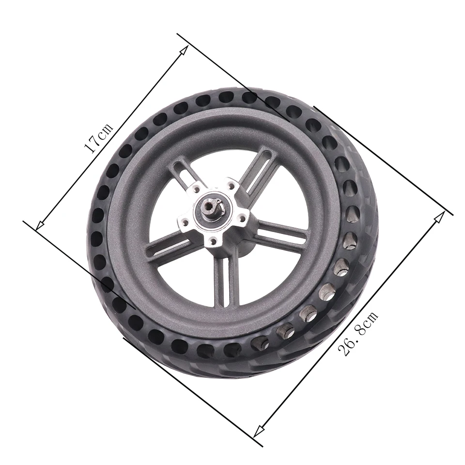 Шина для скутера шины с твердым отверстием для Xiaomi Mijia M365 скейтборд амортизатор непневматические демпфирующие резиновые шины