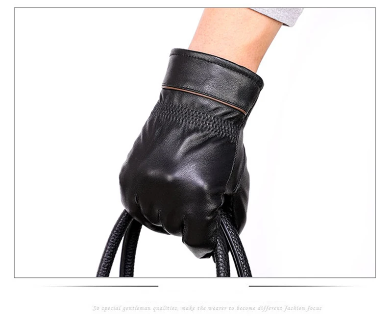 Waliicorners Mens Black Full Finger Driving Motorcycle Gloves Warm Gloves Winter Men Sheepskin Genuine Leather Gloves 10 Hec59d14fe064491aa3d98bb0c8812fef7