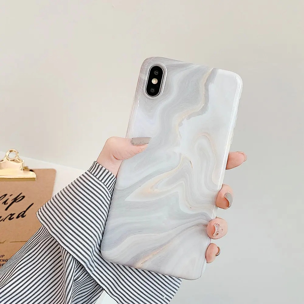 Мраморный чехол для Coque iphone 11 Pro Max 7 XS MAX чехол из мягкого ТПУ задняя крышка для iphone 6 6S 7 8 Plus iphone X XR чехол - Цвет: 27