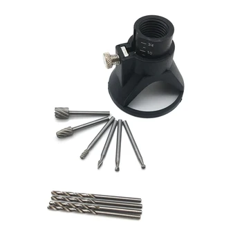 

1 Set Rotation Multi Tool Cutting Guide HSS Router Bits Attachment Accessories _WK