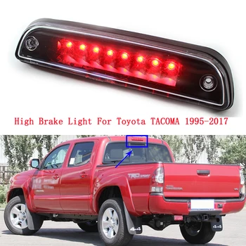 

For Toyota TACOMA 1995-2017 Car Rear High Third Brake Stop Light LED Black Third Brake Light