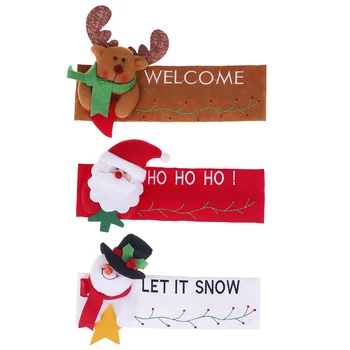 

1Pcs Kitchen Refrigerator Door Handle Knob Cloth Covers Christmas Decoration