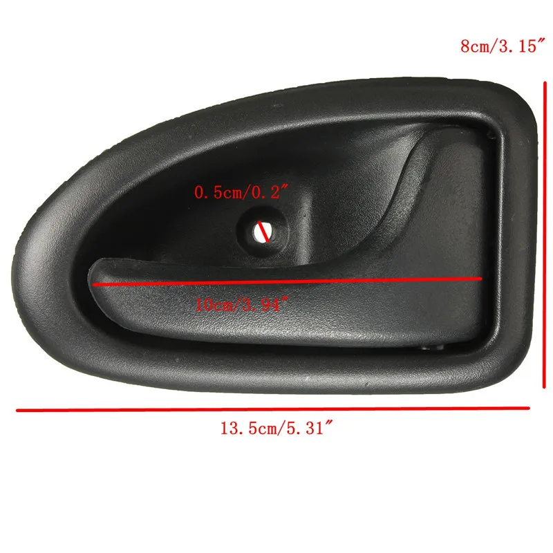 1Pc Black Left Right Side Car Interior Door Handle Knob Hand Handles For Renault Clio 1999-up Scenic 1999-2005 Megane 1998-2002 - Цвет: Right