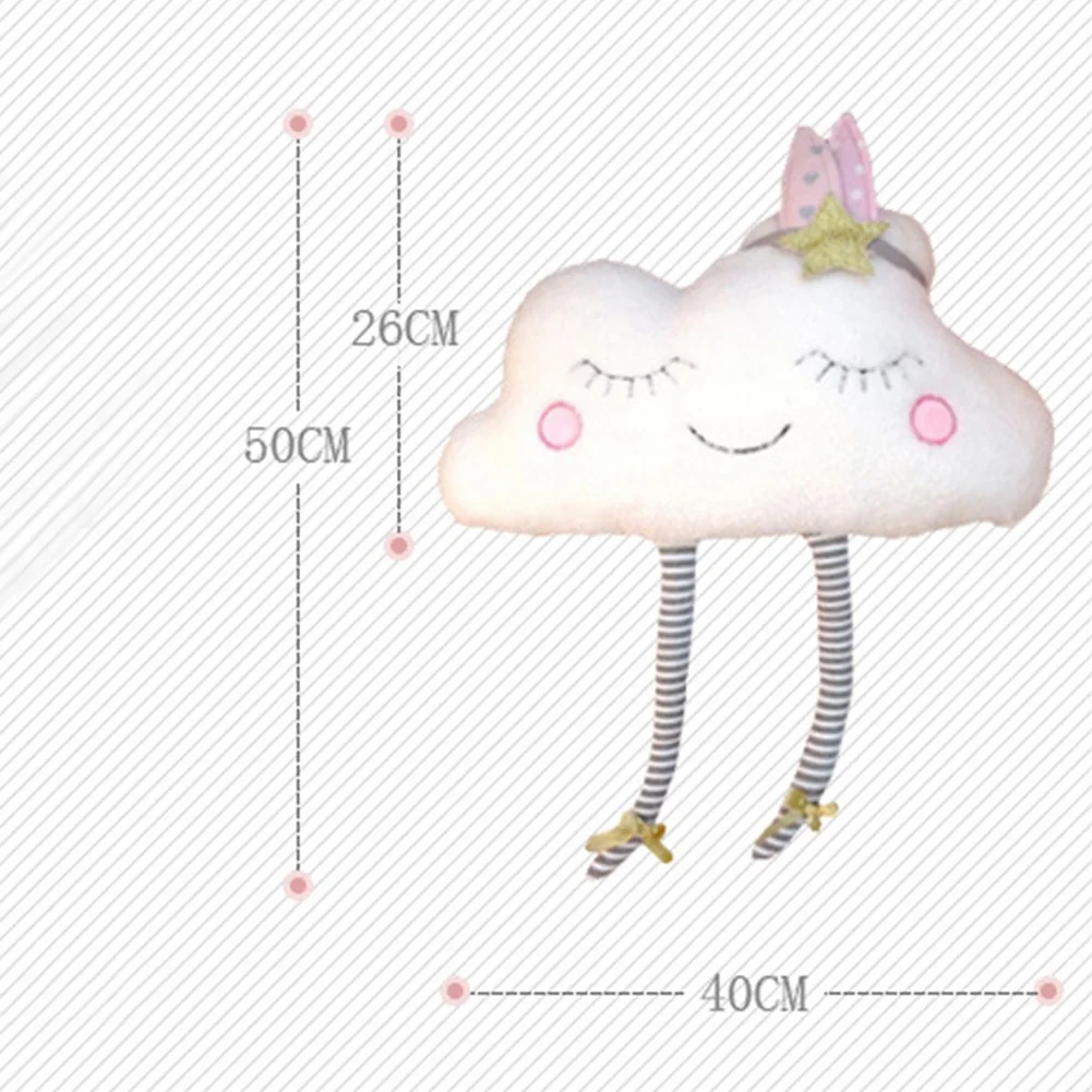 Мягкая подушка в форме милых облаков для детей, подарок для дома, игрушки, PP хлопок, плюшевая подушка для девочек, украшение для детей