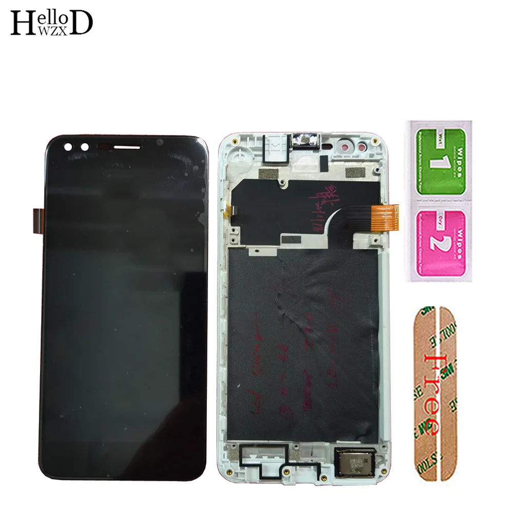 Phone LCD Display For Lava Z70 With Touch Screen Assembly Digitizer Panel Sensor Tools + 3M Sticker | Мобильные телефоны и