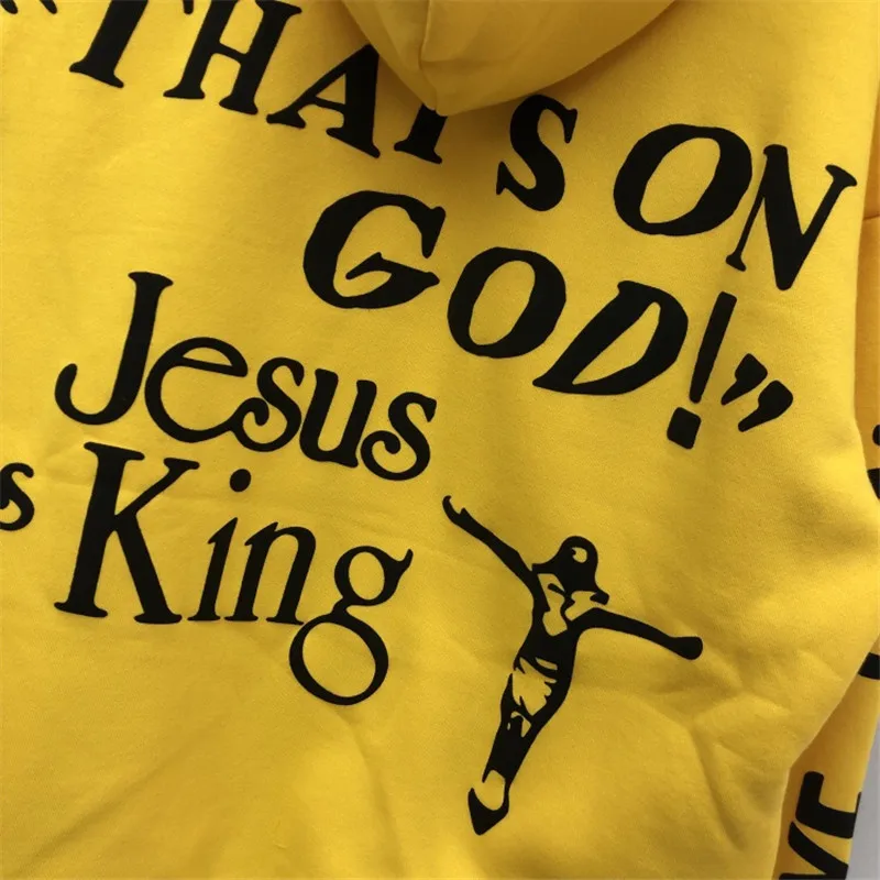 Новые и надписью «Jesus Is King пуловер Kanye West Толстовка Для мужчин Для женщин высокое качество пуловер