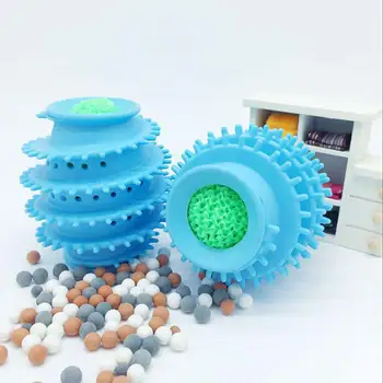 

2 pcs TPR Laundry Ball Creative Bamboo Charcoal Washing Balls Reusable Antiseptic Underwear Laundry Ball for Household Cleaning