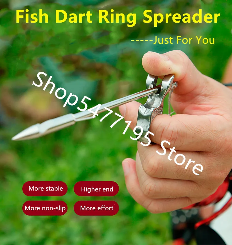 Stainless Steel Shooting Finger Fishing Ring Protection Finger Launcher ...