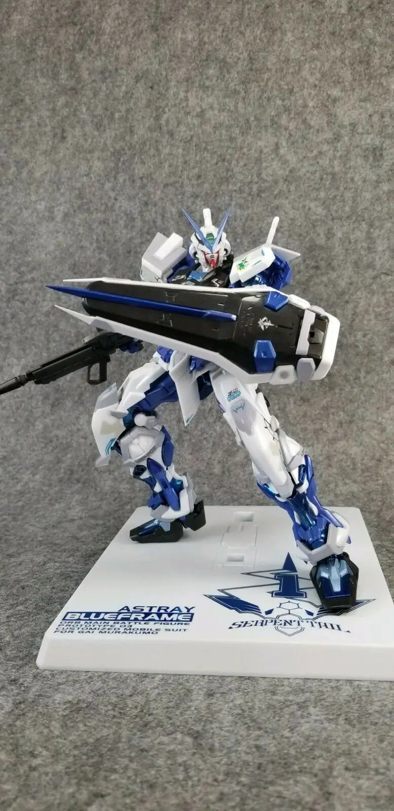 Металлическая оправа 1/100 Seed Destiny синяя сбивающаяся рамка под давлением Gundamm фигурка