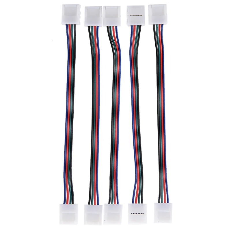 5x4 Pin SMD светодиодный RGB быстрый разъем Мужской Разъем 17 см кабель