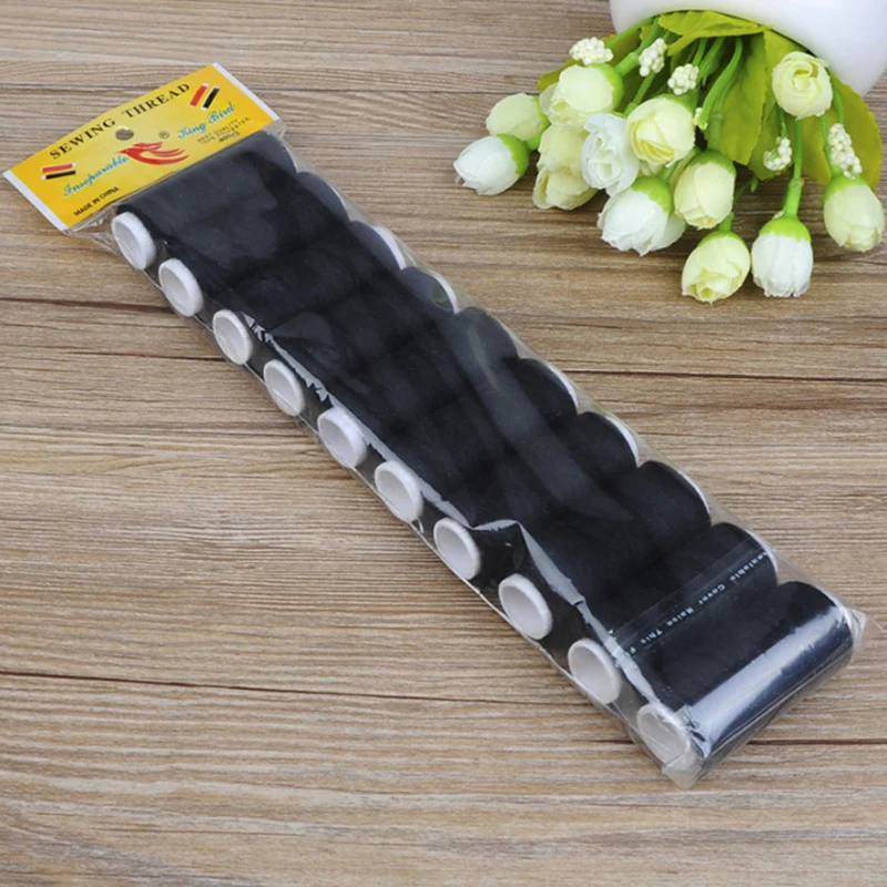 Description Picture 3 of item10pcs/set Colorful Polyester Sewing Thread Machine Embroidery Thread Spool Home Supplies