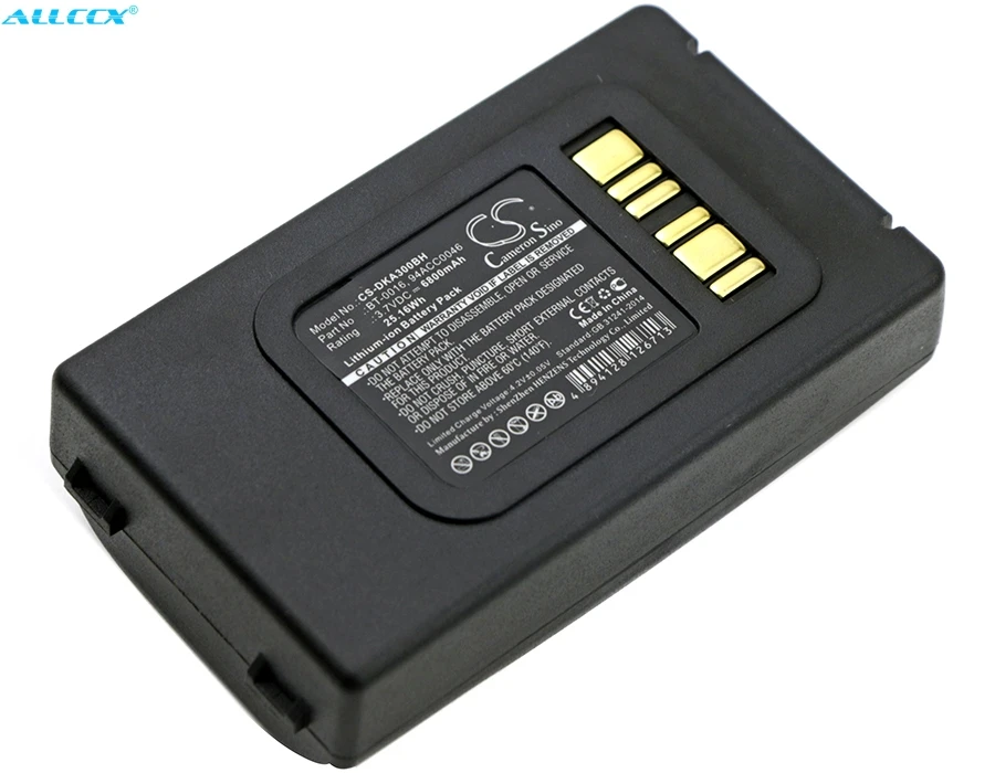 Аккумулятор Cameron Sino 6800mAh 94ACC0046, BT-0016 для Datalogic Skorpio X3