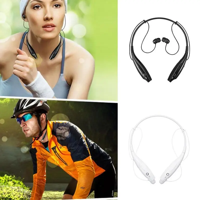 Bluetooth Earphone Sports Wireless Hanging Headphones Headset Stereo Magnet