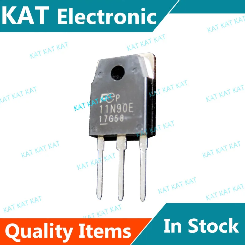 

5PCS/Lot FMH11N90E 11N90E TO-3P 900V 11A N-CHANNEL SILICON POWER MOSFET