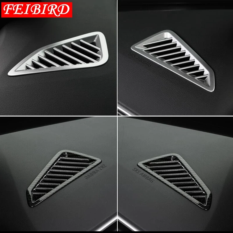 

Auto Styling Inside Air Conditioning AC Outlet Vent Cover Trim MATTE CARBON FIBER ABS Fit For Toyota Corolla 2019 2020 2021
