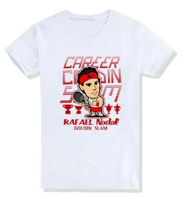 7 Новая мужская футболка Rafael Nadal Размер XS-3XL мужские футболки 0327-8 - Цвет: 7