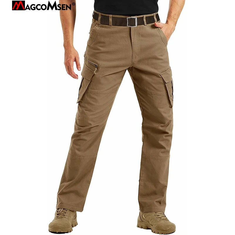 MAGCOMSEN Pantalones informales para táctico militar, ligero, para trabajo al aire libre, Cargo, múltiples bolsillos| Pantalones informales| AliExpress