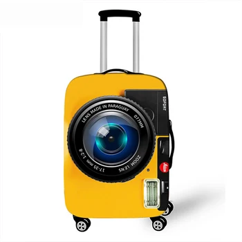 

JODIMITTY 3D Camera Luggage Cover Elasticity Luggage Protective Covers Suitcase Case Suitable for 18-32 inch Travel Accessories