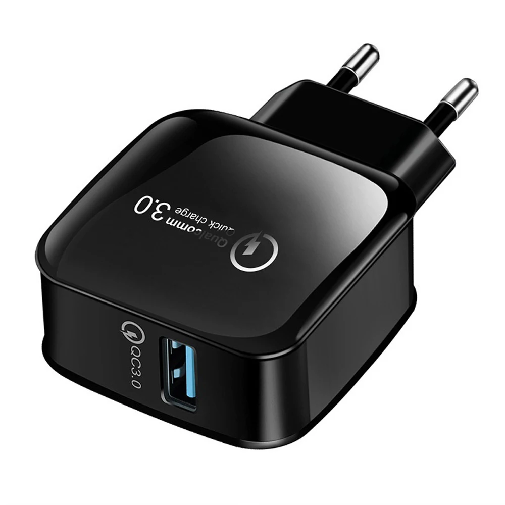 Bakeey USB зарядное устройство адаптер 18 Вт 15 Вт QC3.0 Быстрая зарядка EU/US разъем для iPhone XS 11 Pro huawei mate 30 pro Xiaomi Mi9 S10 Note 10