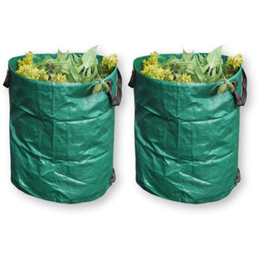 

garden waste bag 272 L high strength polypropylene with one side lamination 150 gms water resistant good design easy to carry