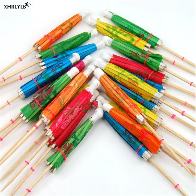 BXLYY 15pc Disposable Paper Umbrella Fruit Sign Bar Cocktail Christmas Ornaments DIY New Year Kitchen Accessories Gadgets.7