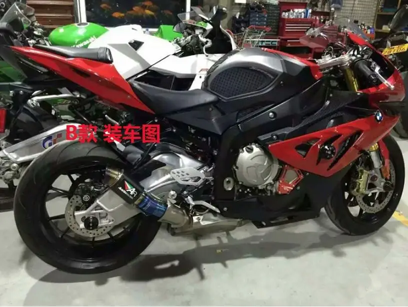 S1000RR 2010- Чистая Ручная ковка на заказ выхлопная труба мотоцикла из титанового сплава выхлопная труба мотоцикла