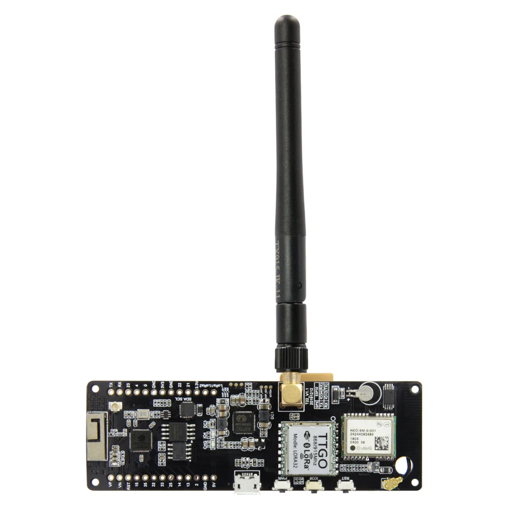 LILYGO®TTGO T Beam V1.1 ESP32 433/868/915 МГц WiFi беспроводной Bluetooth модуль GPS NEO 6M SMA LORA 32 923 держатель