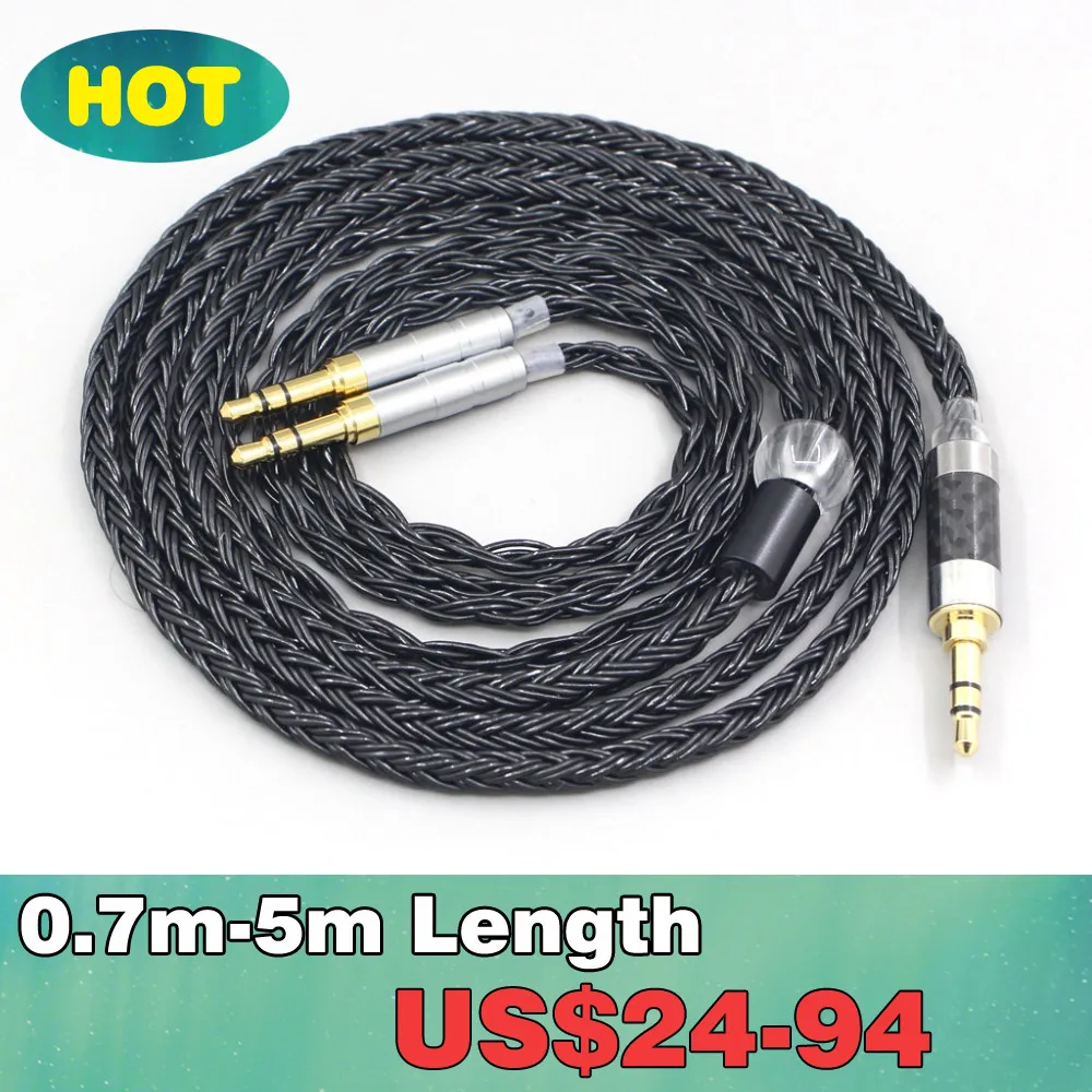 LN007423 16-ядерный 7N OCC черный кабель для наушников Hifiman Sundara Ananda HE1000se HE6se DEVA he400se Arya He-35x