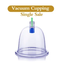 Большие размеры пластиковых вакуумных банок чашки присоски банки пластиковые вакуумным отсосом, банки для терапии банок 4 шт./компл