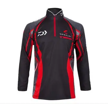 

New Daiwa Men Brand Fishing Vest Bamboo Breathable Quick Dry Fishing Shirts Summer Long Sleeve Anti-UV Fishing Clothes