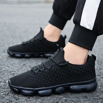 

Autumn New Low-top Men's Shoes Breathable Tide Shoes Mesh Round Head Mesh Lace Sports Shoes
