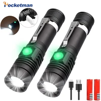 10000LM Super Bright Led flashlight USB Rechargeable Torch Lantern T6/L2/V6 Power Zoomable Bicycle Light 18650 hiking Camping