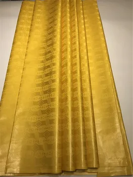 

yellow bazin riche lace 2019 high quality african jacquard brocade fabric latest guinea brocade fabric latest atiku fabric 5yard