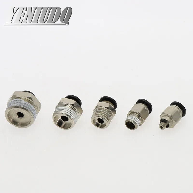 mangueira pneumatica serie conectores rapidos rosca bspt macho em linha reta um toque acessorios 03