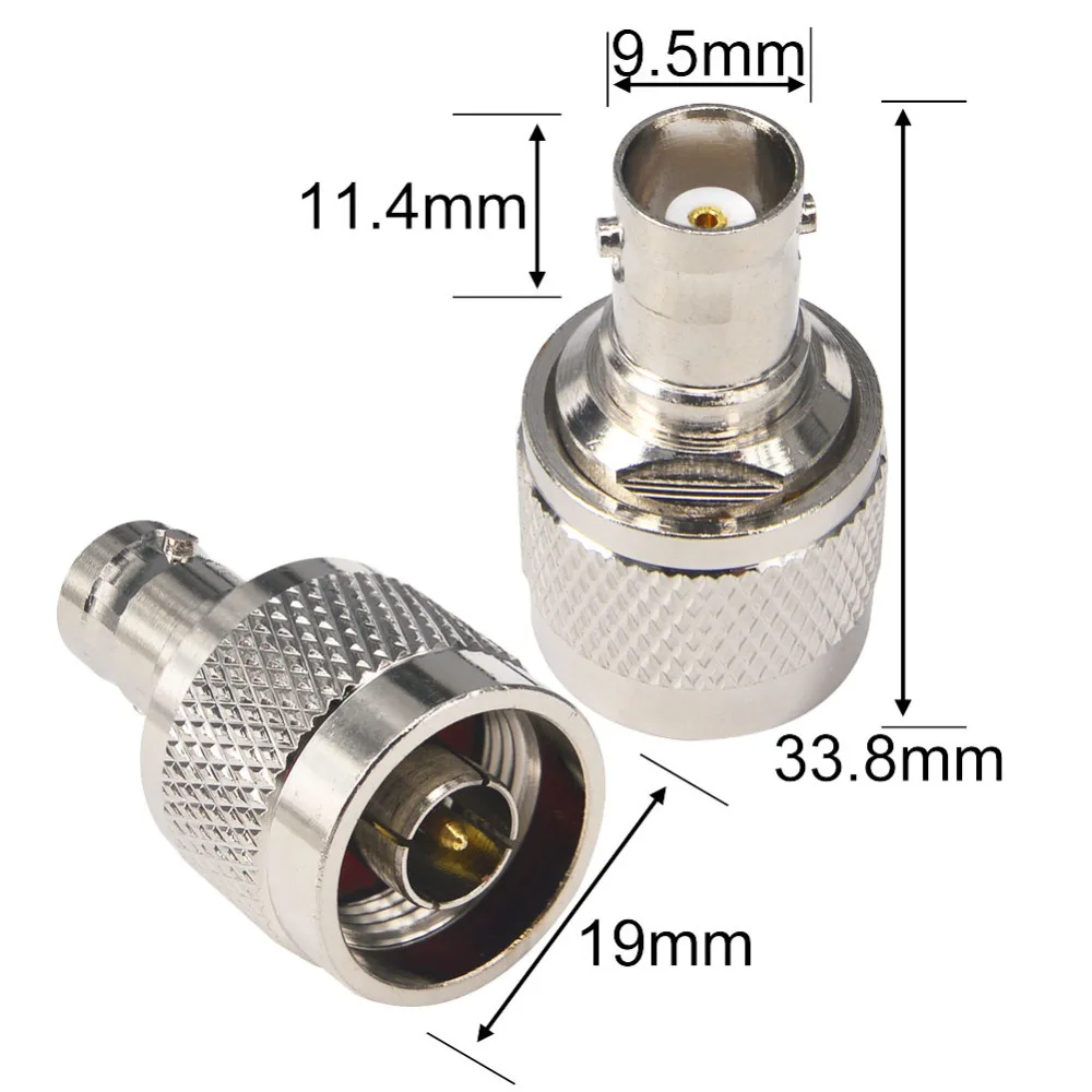 1pc BNC Jack Female to Golden Pin for Antenna Adapter ICOM Radio Test Converters for sale online