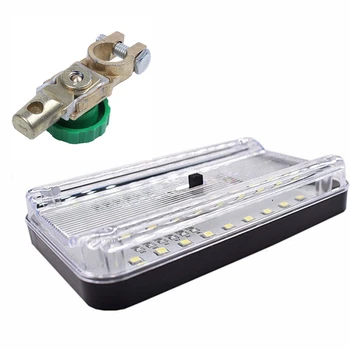 

Battery Terminal Link Switch (Battery Switch 2) with Car Interior Light 36Led Roof Ceiling Reading Light