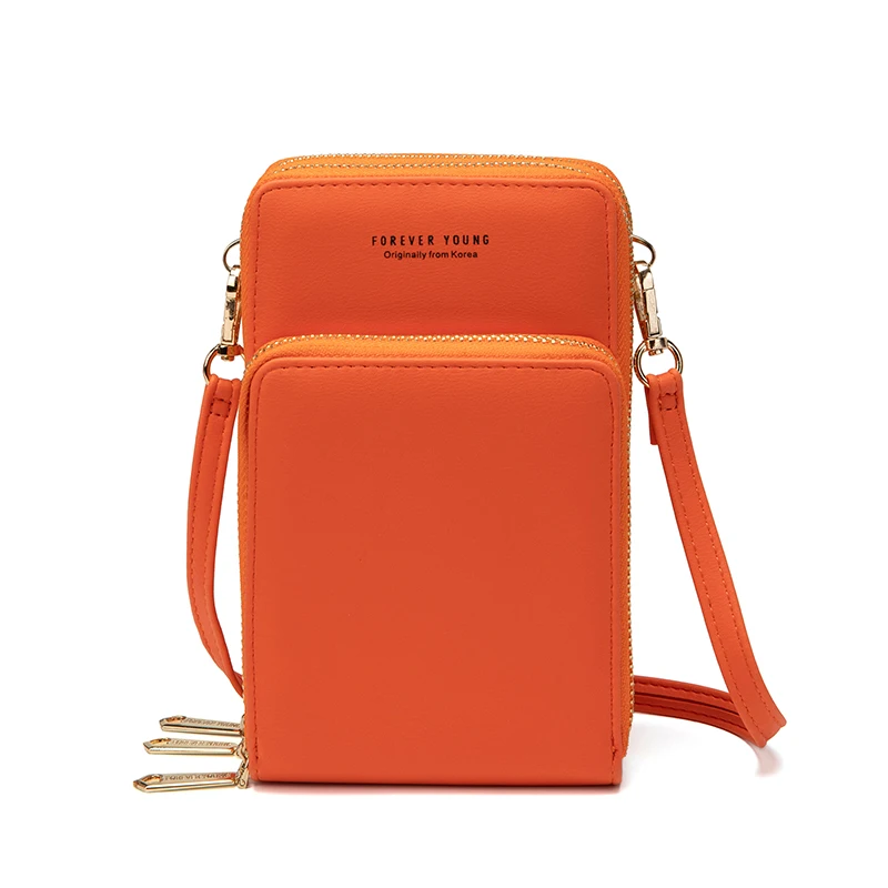 forever young crossbody cell phone shoulder bag