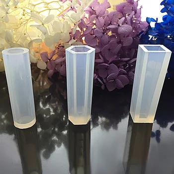 

10 Pcs/Set Cuboids Silicone Mold Resin Pendant Mould for DIY Jewelry Beads Making B88