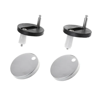 

2Pcs Top Fix WC Toilet Seat Hinges Fittings Quick Release Hinge Screw