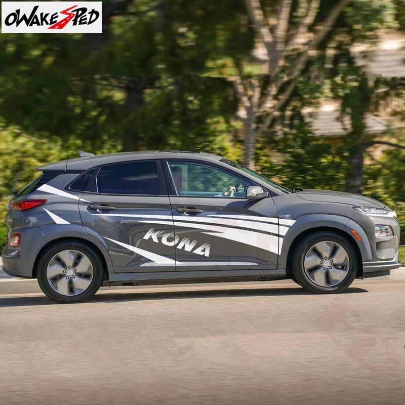 Спортивные гоночные полосы стикер для стайлинга s автомобильные двусторонние