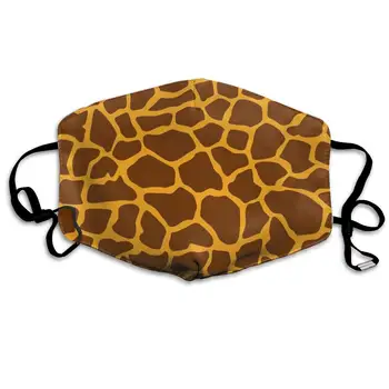 

Mouth Mask Giraffe Print Print Masks - Breathable Adjustable Windproof Mouth-Muffle, Camping Running for Women and Men