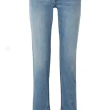 Женские джинсы с высокой талией, прямые брюки, одноцветные синие брюки с карманами