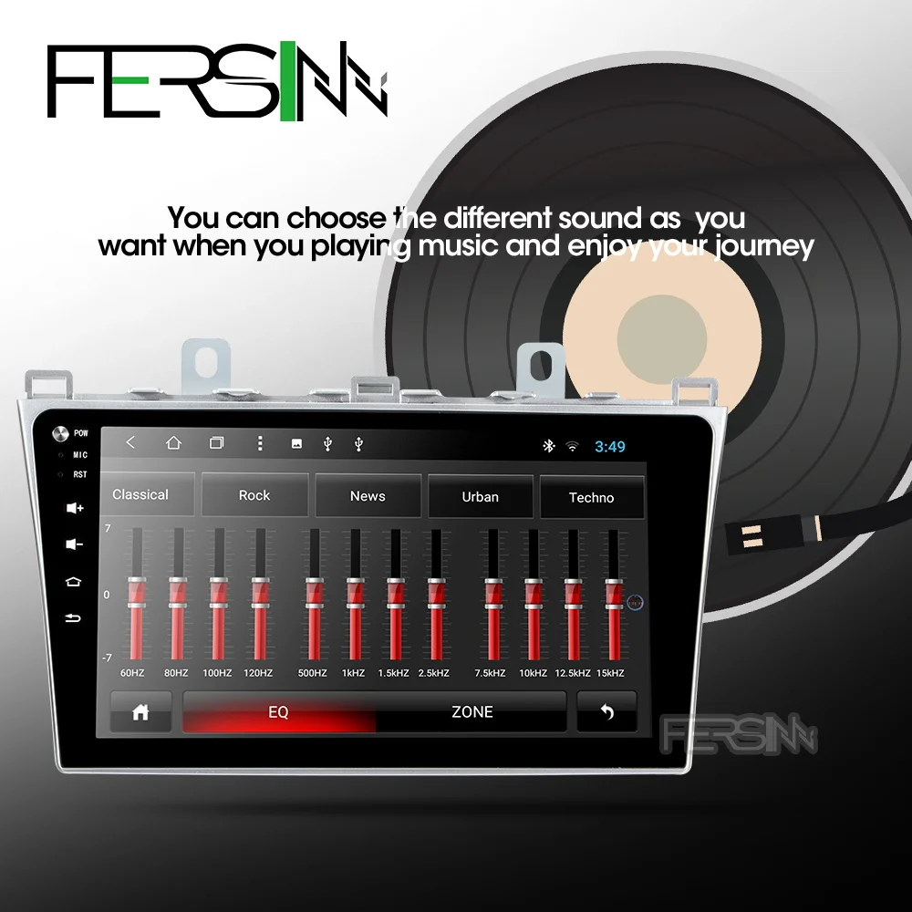 Fersinny android 9,0 автомобильный dvd для Mazda 6 2008 2009 2010 2011 2012 2013 радио аудио GPS; Мультимедийный проигрыватель