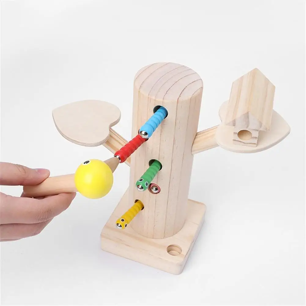  Kuulee Children Fun Simulation Doll Wooden Magnetic Enlightenment Educational Toys Table Games